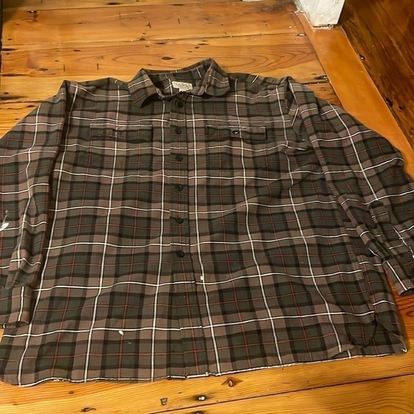 L.L. Bean Other - L.L. Bean 100% Cotton Brown Flannel Button Down Shirt Size XL